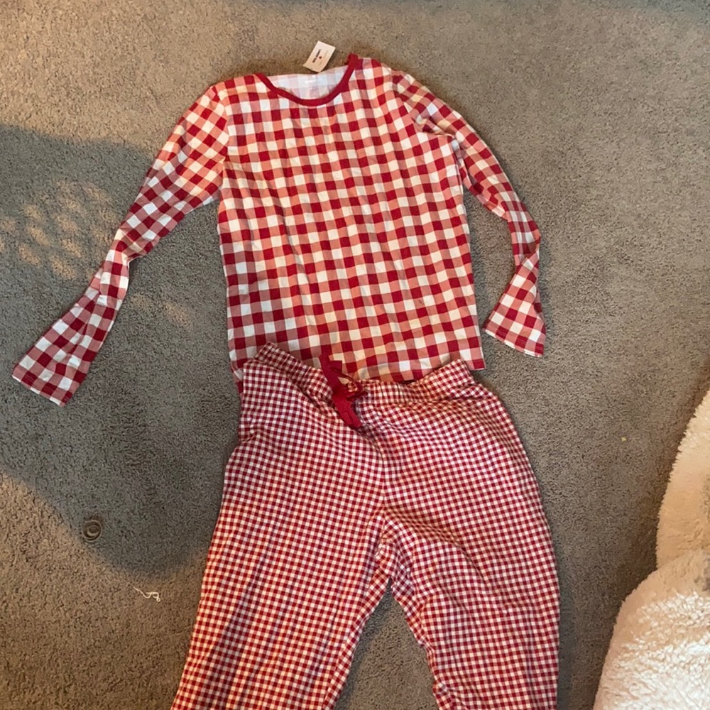 Lands End flannel patterned 100% cotton Pajamas